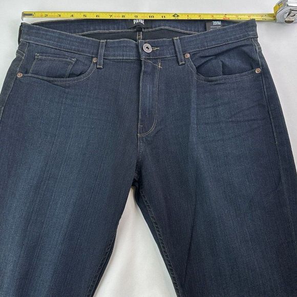 PAIGE NWOT Federal Straight Slim Fit Jeans Men's Size 36 x 33 TRANSCEND Cellar - Picture 15 of 16